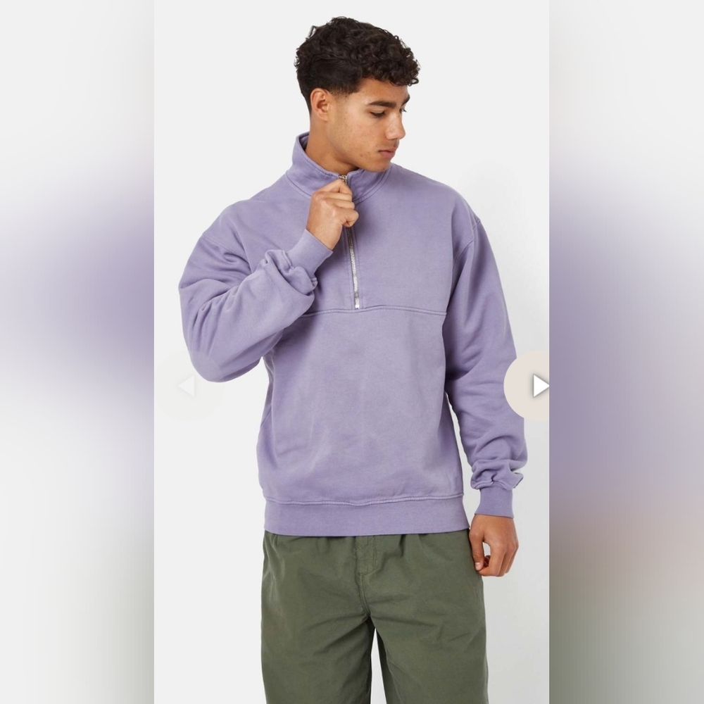 Colorful Standard Unisex Organic Quarter Zip Size M